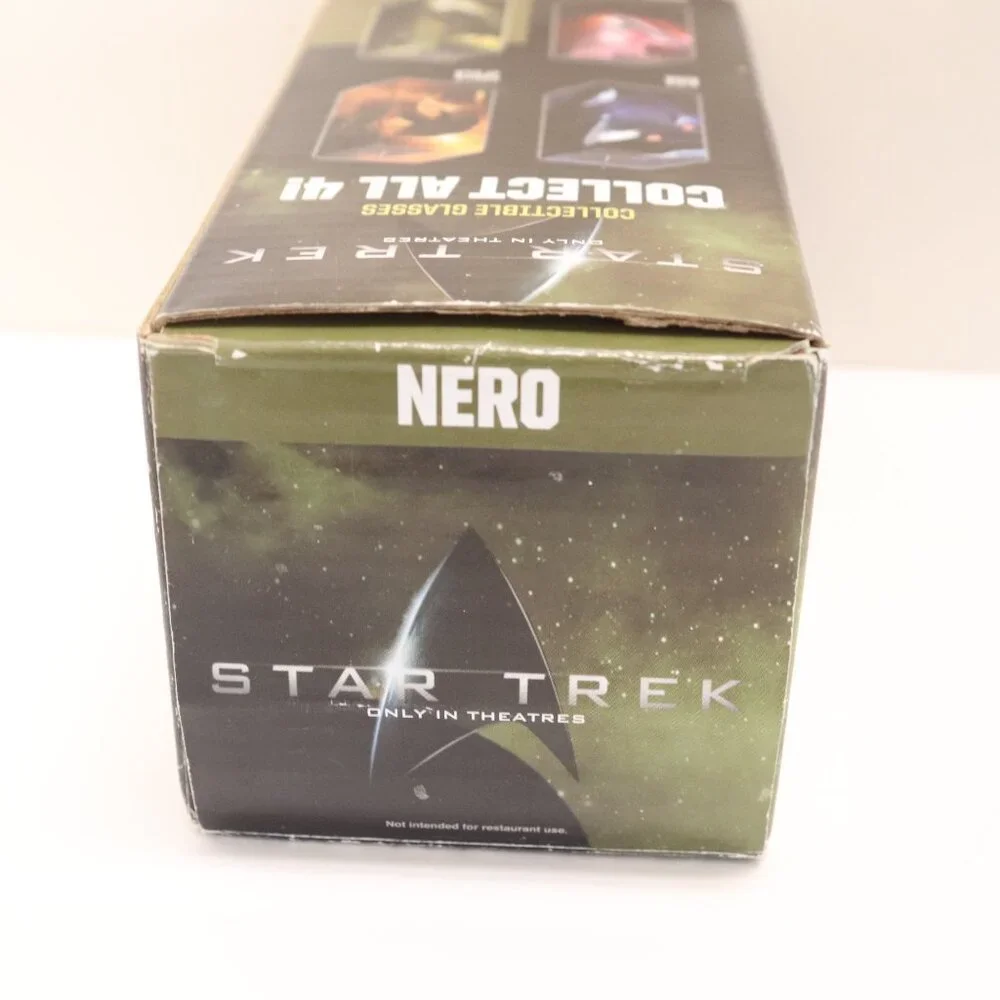 Star Trek Collectible Glass Nero New in Box‎